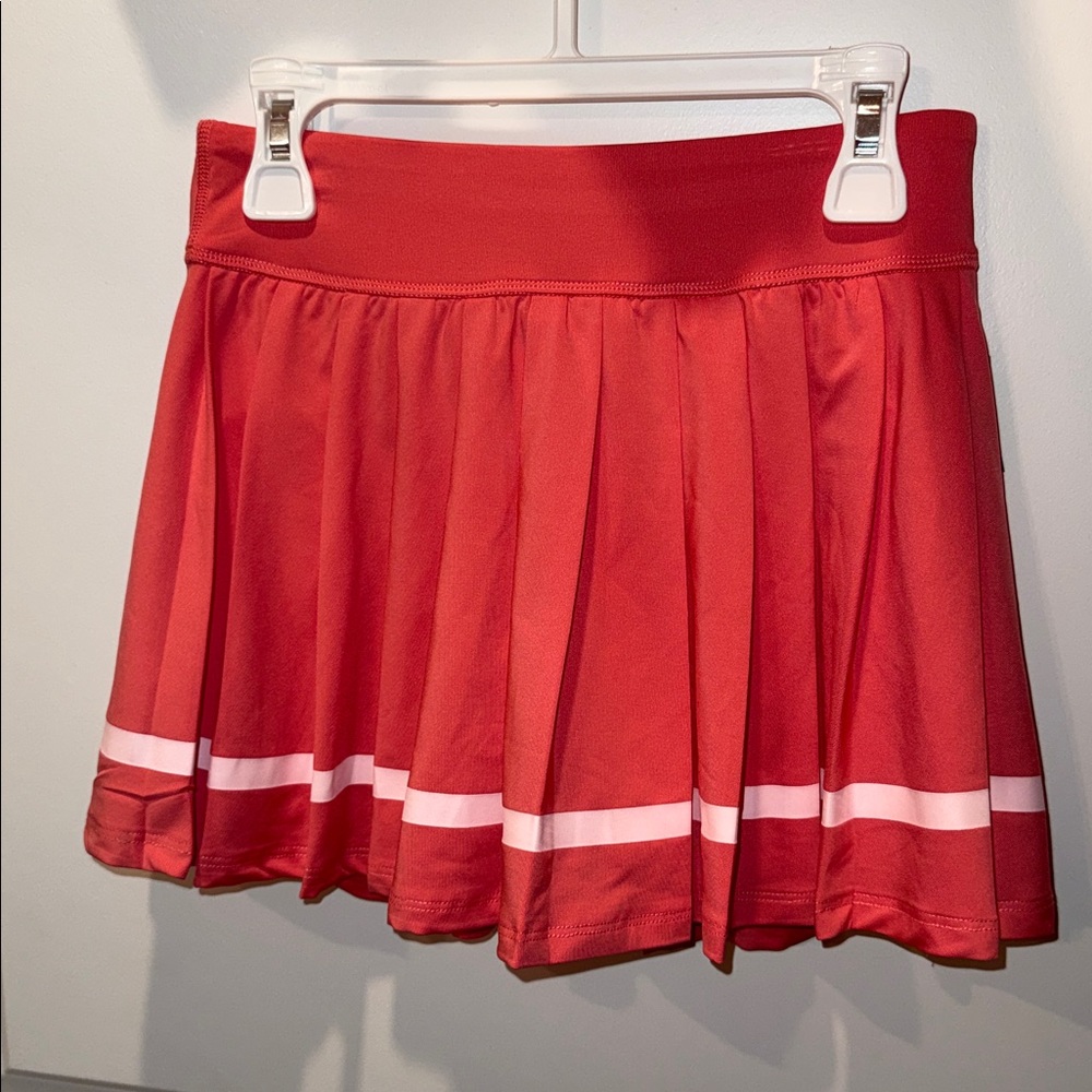 Girls' Coral Polo Top and Skort Set - Picture 5 of 6